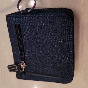 Stylish Black Denim Coin Purse